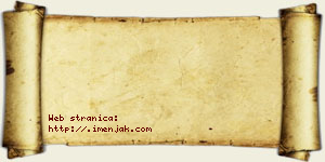 Jana Bilkić vizit kartica